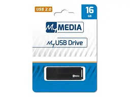 Флешка MyMedia 16 GB USB 2.0 Black (69261) - мініатюра 4