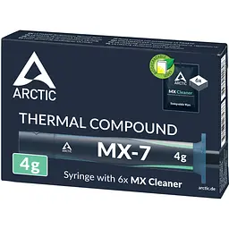 Термопаста Arctic MX-7 4g with 6 pcs MX Cleaner (ACTCP00092A) - мініатюра 2