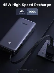 Павербанк UGREEN Nexode 20000 мА·год 45 Вт з вбудованим USB-C кабелем - мініатюра 7