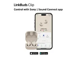 Навушники TWS Sony LinkBuds Clip Black (WFLC900B.CE7) - мініатюра 6