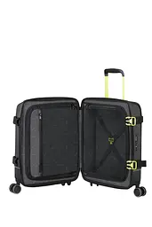 Валіза 55 См American Tourister URBAN TRACK BLACK/LIME 55x40x23 MD1*19209 - мініатюра 2
