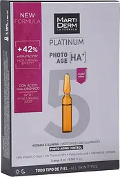 Ампули Martiderm Platinum Photo-Age Ampollas НА, 5х2 мл - мініатюра 3