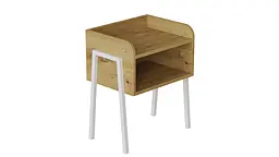 Тумба модульна Ferrum-decor Джузі 540x450x320 метал Білий ДСП Дуб Артізан 16 мм (FRD-102980) - мініатюра 4