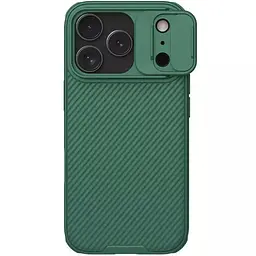 Карбонова накладка Nillkin CamShield Pro для Apple iPhone 17 Pro Max (6.9) Deep Green - мініатюра 2