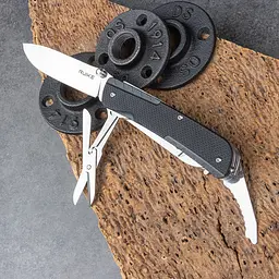 Багатофункціональний ніж Ruike Trekker LD51-B, (8.5 см) 12C27 / G10 чорний, 23 інстр. - мініатюра 3