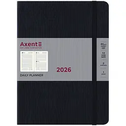 Щоденник Axent Grand Lines 2026 чорний 195 x 255 мм (8831-26-01-A)