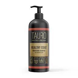 Поживний шампунь Tauro Pro Line для собак і котів усіх порід Healthy Coat Nourishing Shampoo 1000 мл