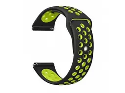 Ремешок BeCover Nike Style for Xiaomi Amazfit Bip/Bip Lite/Bip S Lite/GTR 42mm/GTS/TicWatch S2/TicWatch E Black-Yellow (705706) - миниатюра 3