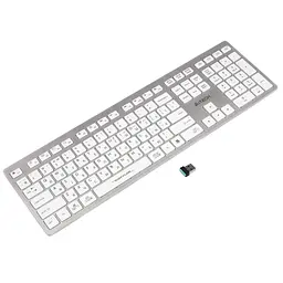 Клавіатура A4Tech Fstyler FBX50C Wireless White (FBX50C (White)) - мініатюра 4