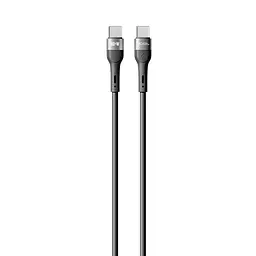 Кабель для зарядки USB Ridea RC-XS51 X-Silicone Type-C to Type-C 60W 20V/3A 1.2 м Черный