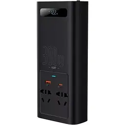 Автомобільний інвертор Baseus IGBT Power Inverter 300W (CGNB010101) Black - мініатюра 3