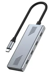 Хаб USB Gembird UHB-CM-U310-C4-01 Type-C to 4xType-C 3.2