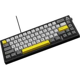 Клавіатура Ajazz AK650 Moon Yellow Switch USB UA Black/Grey/Yellow (AK650-MY-GWY) - мініатюра 5