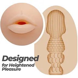 Інтимний мастурбатор Crushious Ezy Egg Oral 8.7 х 5.6 см - мініатюра 8