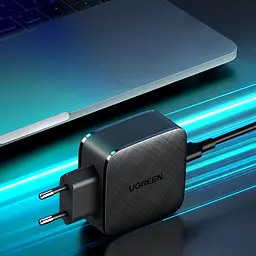 Зарядний пристрій Ugreen CD216 PD Fast Charger чорний (70867) - мініатюра 5