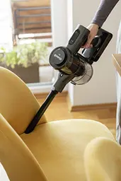 Gorenje Пилосос бездротовий, 70Вт, конт пилок -0.7л, автон. робота до 60хв, HEPA, підсвічування, індикатор, антрацит - мініатюра 7