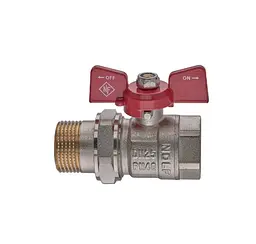 Кран кульовий з американкою Nolf classic 1" прямий NFC.921-10 (NF3152) - мініатюра 4
