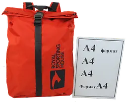 Молодіжний рюкзак 17L Sporting House помаранчевий Roll-top Royal sum0028794 - мініатюра 10