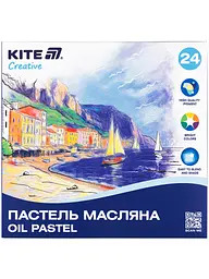 Пастель 24 кол. KITE Creative масляна (K-200-24) - мініатюра 1