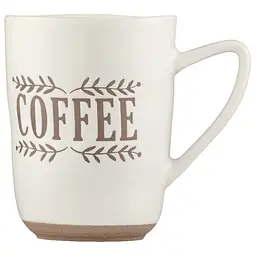 Чашка Ardesto Coffee кераміка 340 мл біла (AR3079)