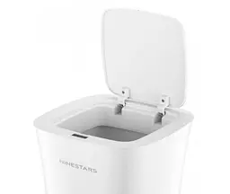 Розумний кошик для сміття Xiaomi Ninestars Waterproof Sensor Trash Can White (DZT-10-11S) [65669] - мініатюра 3