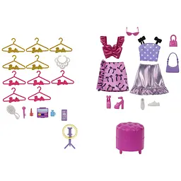 Портативна шафа-гардеробна для ляльки Barbie Deluxe Style Гардероб мрії (JJP01) - мініатюра 10