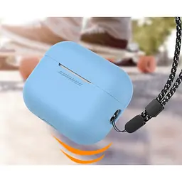 Чохол AhaStyle Colorful Silicone Case для AirPods Pro 2 Sky Blue [CP-187-2-C-SB] [133847] - мініатюра 6