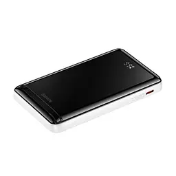 Зовнішній аккумулятор Baseus Magnetic Bracket Wireless 10000mAh 20W White PPCX000002 - мініатюра 4