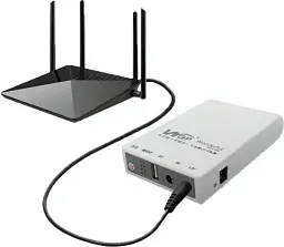 ДБЖ-павер банк для модему - роутера WGP Mini UPS білий - мініатюра 5