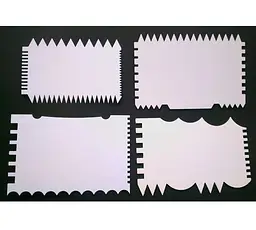 Шпатель рельєфний, 1 шт., пластиковий, прямокутний, (48390002)
