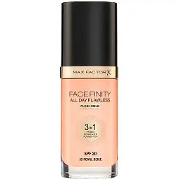 Тональна основа Max Factor Facefinity All Day Flawless 3 в 1 відтінок 35 (Pearl Beige) 30 мл