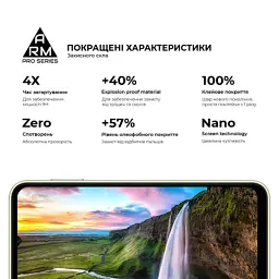 Скло захисне Armorstandart Pro Samsung A14 4G / A14 5G Black (ARM66206) - мініатюра 5