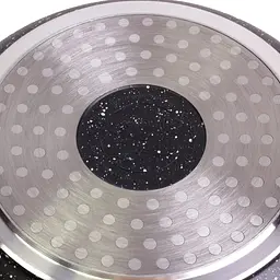 Каструля Kamille алюмінієва зі скляною кришкою  6.2 л (KM-4407) - мініатюра 4