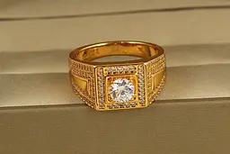 Кільце Xuping Jewelry Цезар р 21 золотисте - мініатюра 2