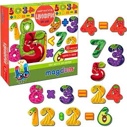 Набір магнітів Magdum Цифри 35 шт. ML4031-37  - мініатюра 2