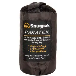 Вкладиш в спальний мішок Snugpak Paratex Liner Black - мініатюра 3