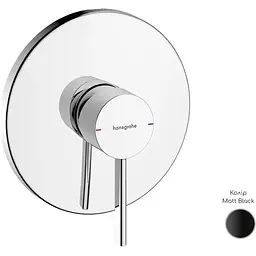 Змішувач для душу Hansgrohe Zesis S прихованого монтажу matt black 74616670