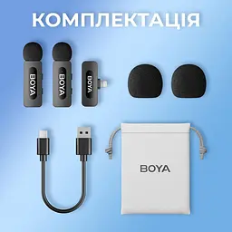 Мікрофон Boya BY-V2 Lightning Black (BY-V2) - мініатюра 15