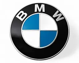 Емблема на капот / багажник Bmw біло-блакитна Ø82 мм (з направляючими) 51148132375 - мініатюра 4