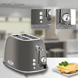 Тостер Profi Cook PC-TА 1193 Anthracite - мініатюра 4