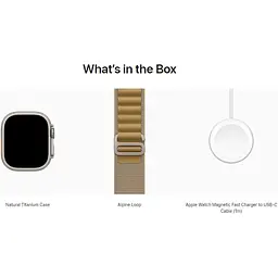 Смарт-годинник Apple Watch Ultra 2 49mm Natural Titanium Case with Tan Alpine Loop Medium (MX4F3) [114947] - мініатюра 4