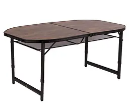 Стіл Bo-Camp Woodbine Oval 150x80 cm Black/Wood look (1404230) (DAS301532) - мініатюра 2