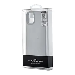 Чохол Lum Neon (світяться у темряві) iPhone 14 Plus Marble Black - мініатюра 2