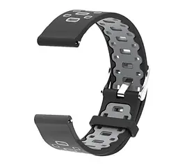Спортивний ремінець Primo Perfor Classic для годинника Samsung Galaxy Watch Active/Active 2 Black Grey - мініатюра 3