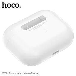 Бездротові навушники TWS Hoco EW76 |BT5.4, 300/30mAh, 150/4h, Type-C, AC6983| вкладиші white - мініатюра 6