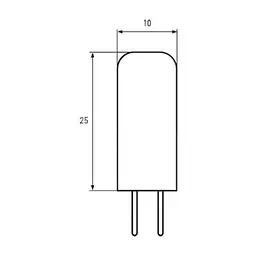 Лампочка Eurolamp G4 (LED-G4-0227(12)) - мініатюра 3