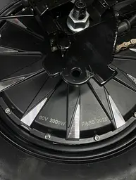 Електровелосипед Minako Monster (2000W, 60V, 36Ah) +Гідравлічні гальма +Розкладний Багажник / сидіння Червоний - мініатюра 8