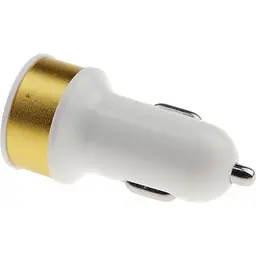 Автомобільний зарядний пристрій TOTO TZZ-58 Car charger metal 2USB 2,1A Gold - мініатюра 5