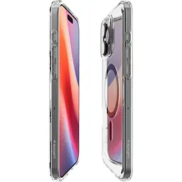 Прозорий чохол Spigen Ultra Hybrid MagSafe Graphite для iPhone 16 Pro (ACS08130) - мініатюра 3