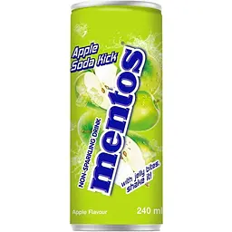 Напій безалкогольний Mentos Apple Soda Kick газований 0.24 л (932940)